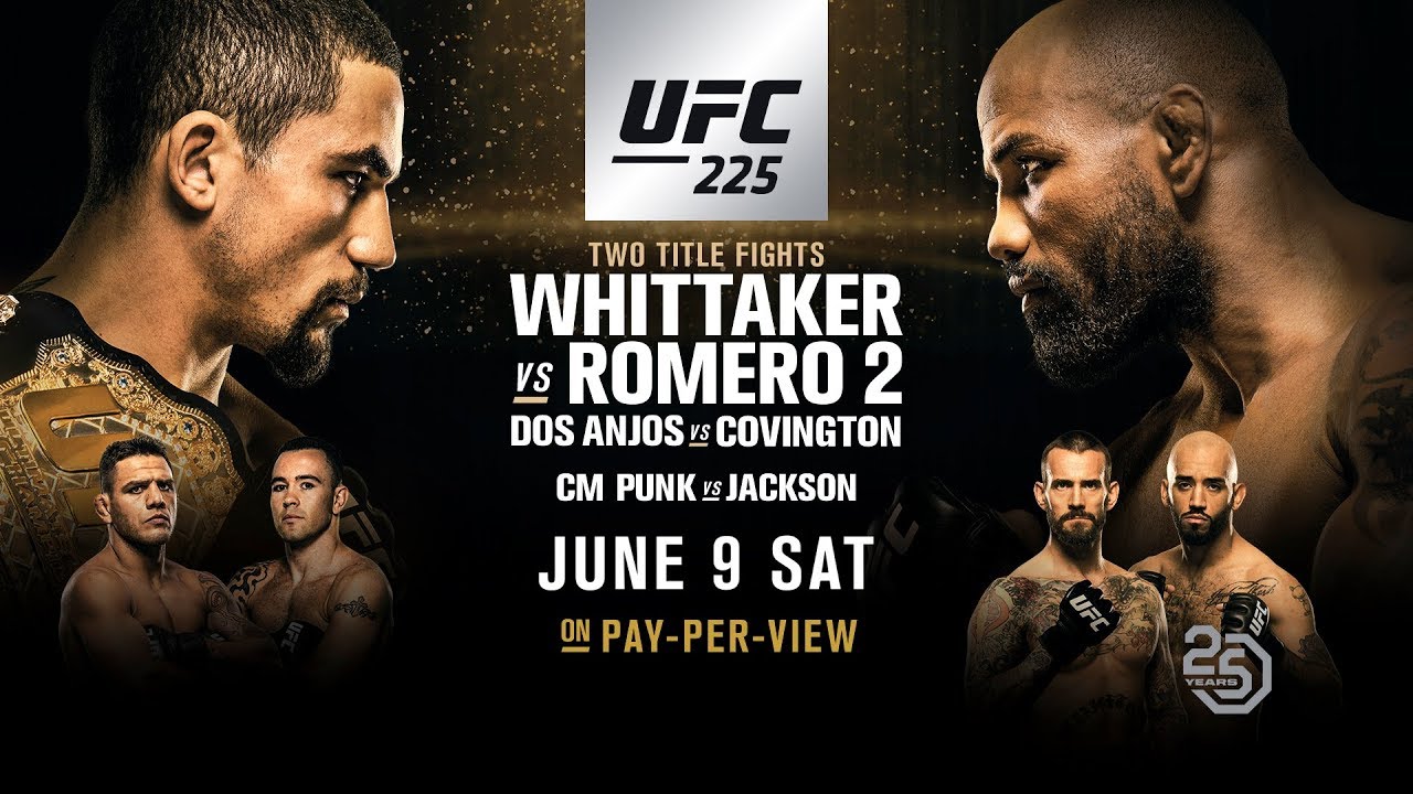 UFC 225 Full Fights Robert Whittaker vs Yoel Romero 2, Colby Covington